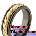 Black-Titanium-Wedding-Ring-Gold-Inlay