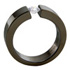 black titanium ring concentric