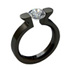 black titanium diamond ring ultima