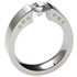 titanium diamond ring excentris 12 accent