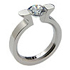 titanium diamond ring doric ultima