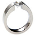 titanium tension setting ring excentris