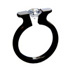 black titanium tension setting ring corinthian