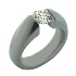 titanium diamond tension setting ring vella