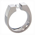titanium tension setting ring maxi allonge