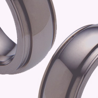 Black Titanium Wedding Band - absolutetitanium.com