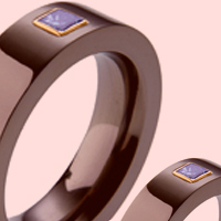 Black Titanium Wedding Band - absolutetitanium.com