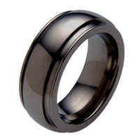  Wedding Black Zirconium Band - absolutetitanium.com