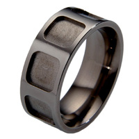  Black Titanium Wedding Band - absolutetitanium.com