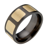 Black Titanium Wedding Ring - absolutetitanium.com