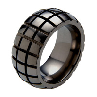  Wedding Black Titanium Band - absolutetitanium.com