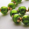 Murano Glass Jewelry - Green Beads