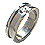Stainless Steel engagement and wedding bands and rings - Aroma