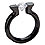 Black Zirconium metal engagement and wedding bands and rings - Black Amphora