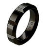 Absolute Titanium Design - Black Zirconium Metal Ring - QUANTUM