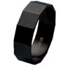 Absolute Titanium Design - Black Zirconium Metal Ring - Black Polaris