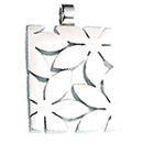 Stainless Steel Pendant Flora wide