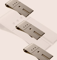 Absolute Titanium Design - Titanium Accessories - Titanium Tie and Money Clips - ATDC3 Wide