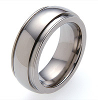 Absolute Titanium Design - Titanium engagement and wedding rings and bands - Azur