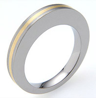 Absolute Titanium Design - Titanium engagement and wedding rings and bands - The Hendrix