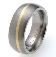 Absolute Titanium Design - Titanium engagement and wedding rings and bands - Fugue