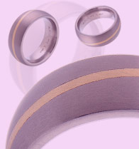Absolute Titanium Design - Titanium engagement and wedding rings and bands - Fugue