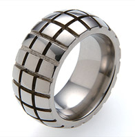 Absolute Titanium Design - Titanium engagement and wedding rings and bands - Tortoise