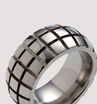 Absolute Titanium Design - Titanium engagement and wedding rings and bands - Tortoise