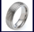 Absolute Titanium Design - Titanium engagement and wedding rings and bands - Creativity collection - Groovy