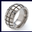 Absolute Titanium Design - Titanium engagement and wedding rings and bands - Creativity collection - Tortoise