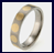 Absolute Titanium Design - Titanium engagement and wedding rings and bands - Creativity collection - Inlaid Circles