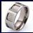 Absolute Titanium Design - Titanium engagement and wedding rings and bands - Creativity collection - Hollow Squares