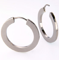 Absolute Titanium Design - Titanium Accessories - Ear Rings - Tension Round Earring
