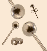 Absolute Titanium Design - Titanium Accessories - Ear Rings - Sphere Studs