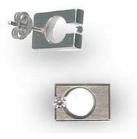 Absolute Titanium Design - Titanium Accessories - Ear Rings - Tension Rectangle Earring