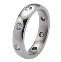 Absolute Titanium Design - Titanium and diamond rings - Diamond Oriel