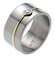 Absolute Titanium Design - Titanium and diamond rings - Capri