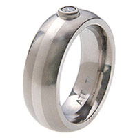 Absolute Titanium Design - Titanium and diamond rings - Diamond and Platinum