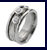 Absolute Titanium Design - Titanium and diamond rings - Gala