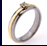 Absolute Titanium Design - Titanium and diamond rings - Classic Prong Setting 