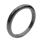 Hematite Ring half round classic