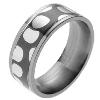 Titanium Ring - Mokume Gane Leopard