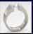 Titanium tension setting rings - Diamond tension set - Allonge