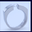 Titanium tension setting rings - Diamond tension set - Demi Lune