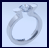 Titanium tension setting rings - Diamond tension set - Doric Ultima