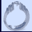 Titanium tension setting rings - Diamond tension set - Epoulette D'oro