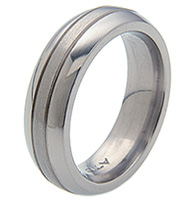 Titanium wedding bands and rings - Windsor