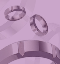Titanium wedding bands and rings - Quantum Leap