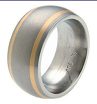 Titanium wedding bands and rings - Duet
