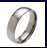 Titanium wedding bands and rings - Classic Round